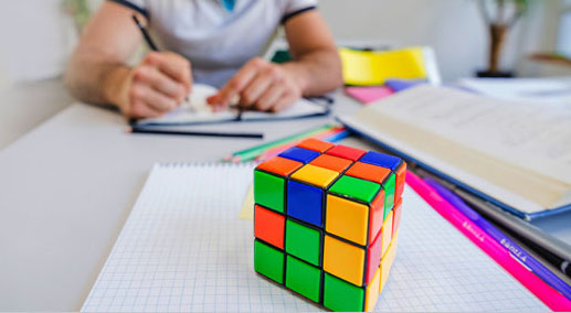 Rubik's cube is a puzzle that took the world by storm in the 70s. Time to complete it is correlated with general intelligence (IQ)